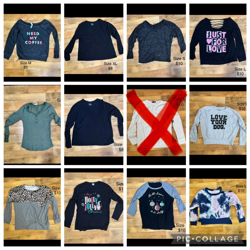 ‼️SALE‼️ LOT OF WOMENS TOPS